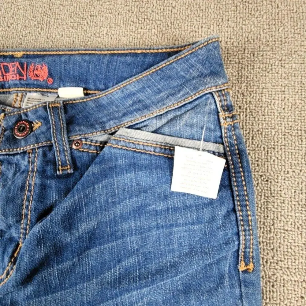 Cinch Lynden Jeans Womens 30/9 Long Blue Mid Rise Slim Bootcut Stretch Denim